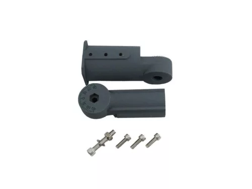 LED dönthető konzol 130°, 50-60 mm, szürke, 80x267mm - AAS02