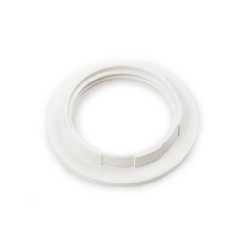 Foglalat gyűrű E27 230V / 60W Fehér PC - BH411