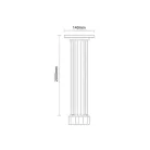 Fém E27 foglalat 6 foglalattal, 2m fekete kábel, max. 60W - BH5361