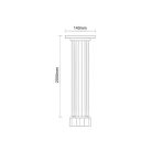 Foglalat E27 230V / 60W Fekete 2m Fém - BH5361