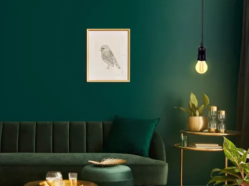 Fém E27 foglalat 60W, 1m kábel, fekete - BH602B