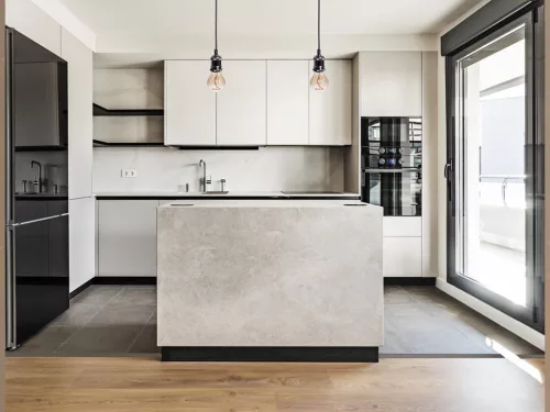 Fém E27 foglalat 60W, 1m kábel, króm-fényes fekete - BH622B