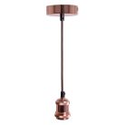 Foglalat E27 230V / 60W Réz 1m Fém - BH632H