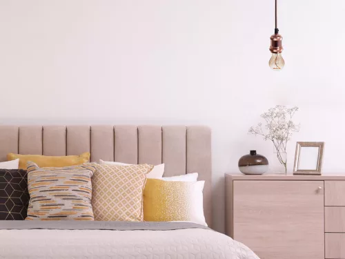 Fém E27 foglalat 1m barna textilkábellel, réz szín, max 60W BH632H