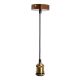 Foglalat E27 230V / 60W Antik arany 1m Fém - BH652B