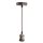 Foglalat E27 230V / 60W Bronz 1m Fém - BH662H