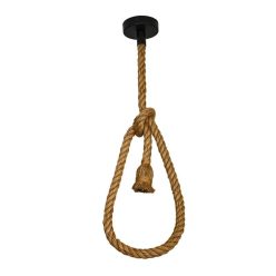   Foglalat E27 230V / 60W Kötél / Természetes 1,5m Fém - BH671-2