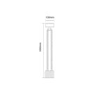 Foglalat E27 230V / 60W Kötél / Természetes 3m Fém - BH6721-5