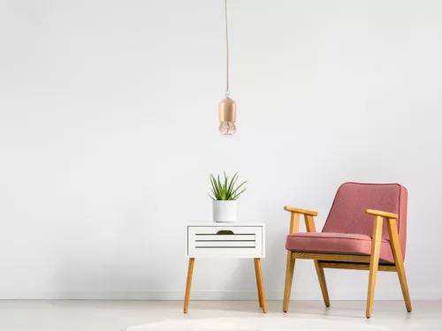 Fém E27 foglalat természetes fa kivitelben, 1,5m textil kábellel, max. 60W - BH681H