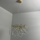 Luxus kristály függőlámpa 360W, 9x G9 foglalat, 60cm Ø, 230V, IP20 - CA011/600