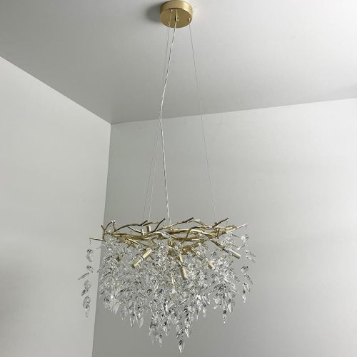 Luxus kristály függőlámpa 360W, 9x G9 foglalat, 60cm Ø, 230V, IP20 - CA011/600