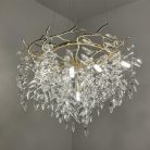 Luxus kristály függőlámpa 360W, 9x G9 foglalat, 60cm Ø, 230V, IP20 - CA011/600