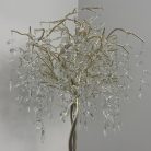Luxus kristály állólámpa 200W, 5x G9 foglalat, 70cm Ø, 230V, IP20 - CA011/F