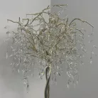 Luxus kristály állólámpa 200W, 5x G9 foglalat, 70cm Ø, 230V, IP20 - CA011/F