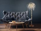 Luxus kristály állólámpa 200W, 5x G9 foglalat, 70cm Ø, 230V, IP20 - CA011/F