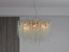 Luxus kristály függőlámpa 520W, 13x G9 foglalat, 80cm Ø, 230V, IP20 - CA021/800