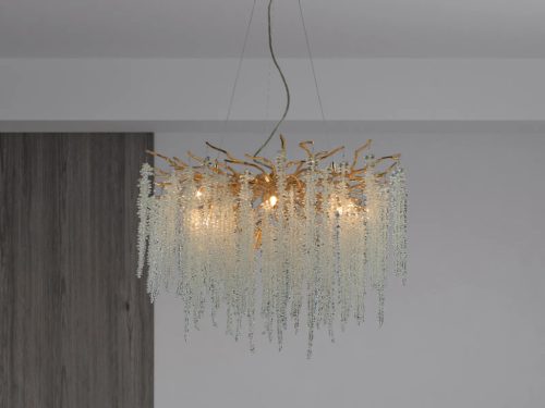 Luxus kristály függőlámpa 520W, 13x G9 foglalat, 80cm Ø, 230V, IP20 - CA021/800