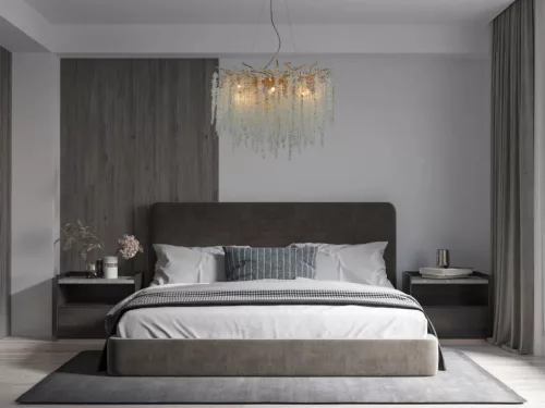 Luxus kristály függőlámpa 520W, 13x G9 foglalat, 80cm Ø, 230V, IP20 - CA021/800