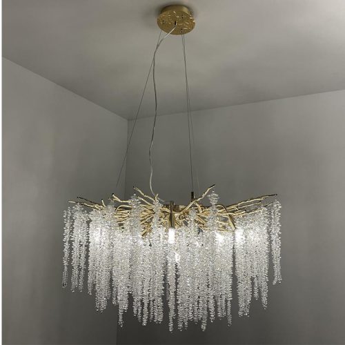 Luxus kristály függőlámpa 520W, 13x G9 foglalat, 80cm Ø, 230V, IP20 - CA021/800