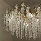 Luxus kristály függőlámpa 520W, 13x G9 foglalat, 80cm Ø, 230V, IP20 - CA021/800
