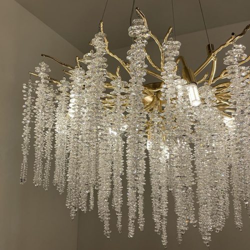 Luxus kristály függőlámpa 520W, 13x G9 foglalat, 80cm Ø, 230V, IP20 - CA021/800