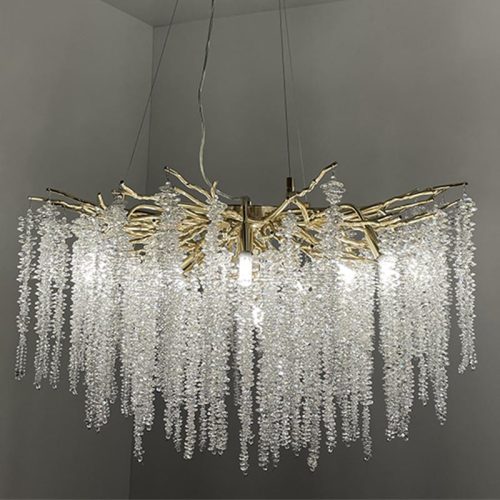 Luxus kristály függőlámpa 520W, 13x G9 foglalat, 80cm Ø, 230V, IP20 - CA021/800