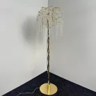 Luxus kristály állólámpa 200W, 5x G9 foglalat, 70cm Ø, 230V, IP20 - CA021/F