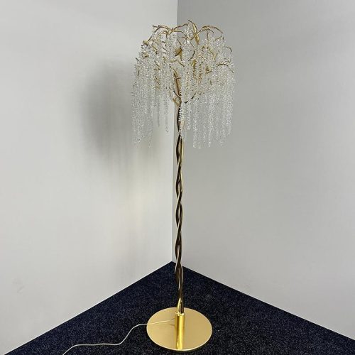 Luxus kristály állólámpa 200W, 5x G9 foglalat, 70cm Ø, 230V, IP20 - CA021/F