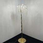 Luxus kristály állólámpa 200W, 5x G9 foglalat, 70cm Ø, 230V, IP20 - CA021/F