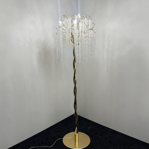 Luxus kristály állólámpa 200W, 5x G9 foglalat, 70cm Ø, 230V, IP20 - CA021/F
