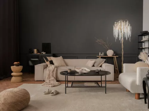 Luxus kristály állólámpa 200W, 5x G9 foglalat, 70cm Ø, 230V, IP20 - CA021/F