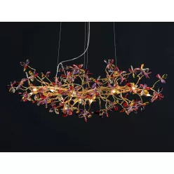   Luxus kristály függőlámpa 520W, 13x G9 foglalat, 120cm, 230V, IP20 - CA032/1200L