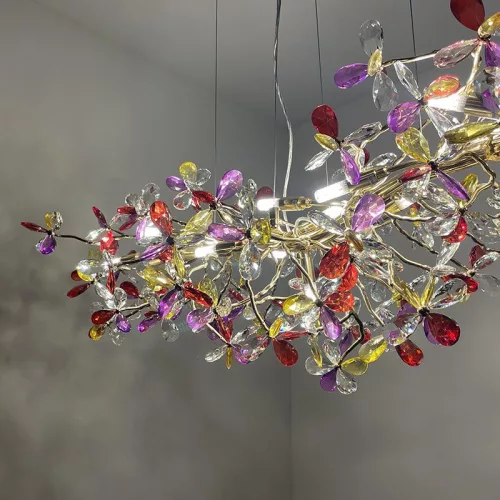 Luxus kristály függőlámpa 520W, 13x G9 foglalat, 120cm, 230V, IP20 - CA032/1200L