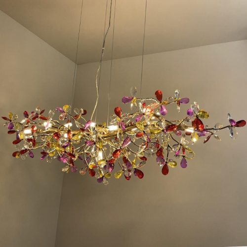 Luxus kristály függőlámpa 520W, 13x G9 foglalat, 120cm, 230V, IP20 - CA032/1200L