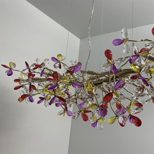 Luxus kristály függőlámpa 520W, 13x G9 foglalat, 120cm, 230V, IP20 - CA032/1200L
