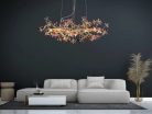 Luxus kristály függőlámpa 520W, 13x G9 foglalat, 120cm, 230V, IP20 - CA032/1200L