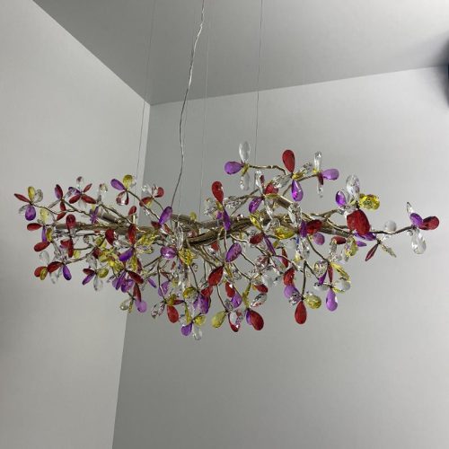 Luxus kristály függőlámpa 520W, 13x G9 foglalat, 120cm, 230V, IP20 - CA032/1200L
