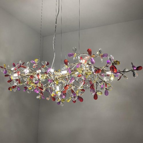 Luxus kristály függőlámpa 520W, 13x G9 foglalat, 120cm, 230V, IP20 - CA032/1200L