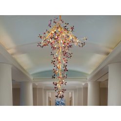   Luxus kristály függőlámpa 1200W, 30x G9 foglalat, 120cm Ø, 230V, IP20 - CA032/2000H