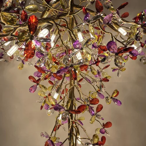 Luxus kristály függőlámpa 1200W, 30x G9 foglalat, 120cm Ø, 230V, IP20 - CA032/2000H