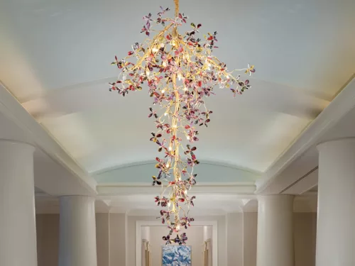 Luxus kristály függőlámpa 1200W, 30x G9 foglalat, 120cm Ø, 230V, IP20 - CA032/2000H