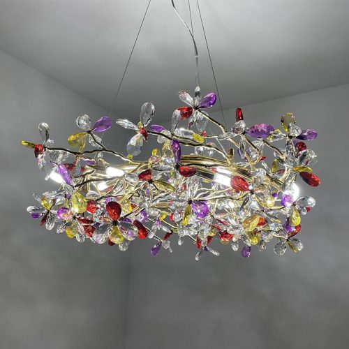 Luxus kristály függőlámpa 640W, 16x G9 foglalat, 80cm Ø, 230V, IP20 - CA032/800