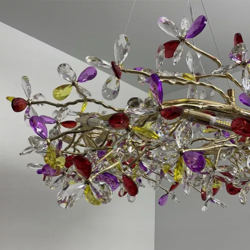 Luxus kristály függőlámpa 640W, 16x G9 foglalat, 80cm Ø, 230V, IP20 - CA032/800