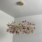 Luxus kristály függőlámpa 640W, 16x G9 foglalat, 80cm Ø, 230V, IP20 - CA032/800