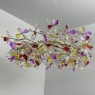 Luxus kristály függőlámpa 640W, 16x G9 foglalat, 80cm Ø, 230V, IP20 - CA032/800