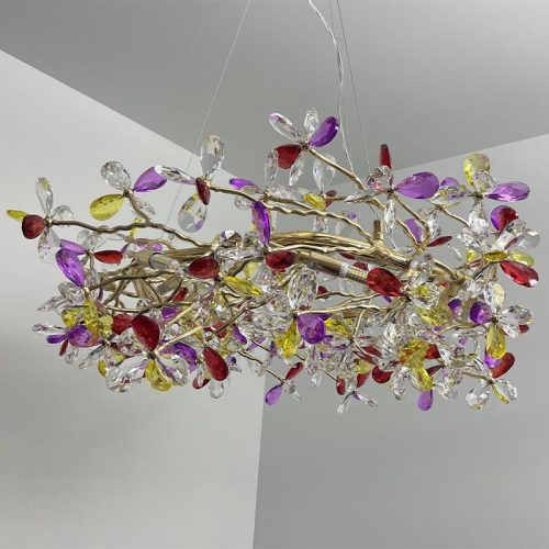Luxus kristály függőlámpa 640W, 16x G9 foglalat, 80cm Ø, 230V, IP20 - CA032/800