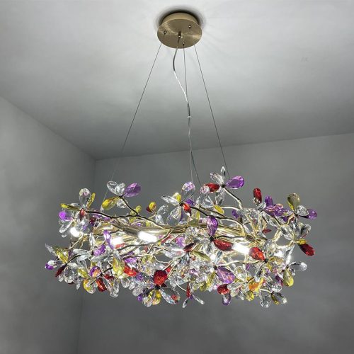 Luxus kristály függőlámpa 640W, 16x G9 foglalat, 80cm Ø, 230V, IP20 - CA032/800