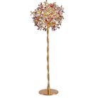 Luxus kristály állólámpa 200W, 5x G9 foglalat, 55cm Ø, 230V, IP20 - CA032/F