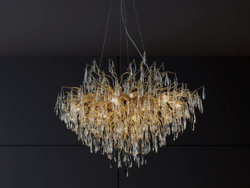 Luxus kristály függőlámpa 11xG9, 1000x550x750 mm, 440W, állítható magasság - CA061/1000L