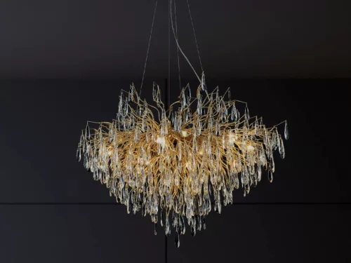 Luxus kristály függőlámpa 11xG9, 1000x550x750 mm, 440W, állítható magasság - CA061/1000L